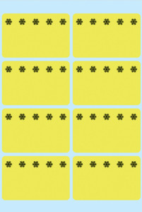 HERMA étiquettes pour surgelés, 26 x 40 mm, jaune fluo