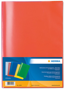 HERMA livre d'exercice couvre, DIN A5, PP, vert transparent