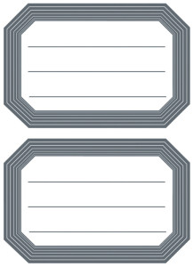HERMA étiquettes pour livre, 82 x 55 mm, conception de marge