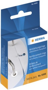 HERMA oeillet de renforcement, en plastique, blanc,