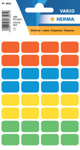 HERMA étiquettes multi-usages, 26 x 40 mm, jaune,