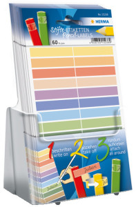 HERMA étiquettes pour crayons HOME, couleurs assorties,