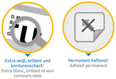 HERMA Etiquettes universelles PREMIUM, 99,1 x 38,1 mm, blanc