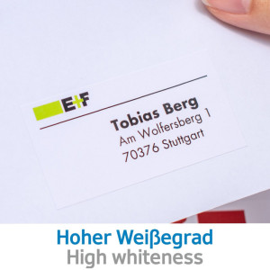 HERMA Etiquettes universelles PREMIUM, 97,0 x 42,3 mm, blanc