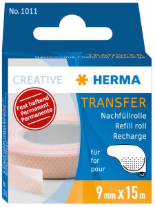 HERMA Rouleau adhésif Tranfer, anthracite, permanent, 15 m,