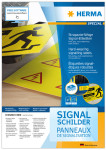 HERMA Etiquettes signalétiques SPECIAL, 45,7 x 21,2 mm,jaune