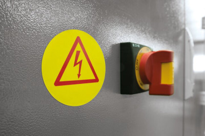 le signal HERMA étiquettes spéciales, diamètre: 85 mm, jaune