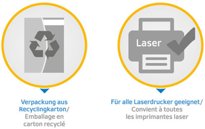 le signal HERMA étiquettes spéciales, diamètre: 85 mm, jaune