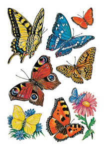 autocollants HERMA DECOR « diversité papillon »