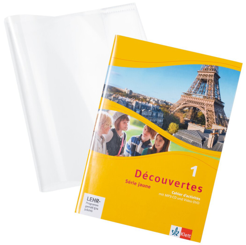 HERMA Couvre-livre Workbook, transparent, en PP