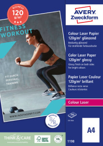 AVERY Zweckform Papier Premium Laser Couleur, 200 g/m2