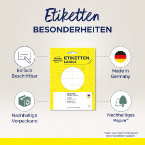 AVERY Zweckform étiquettes multi-usages, 80 x 54 mm, blanche
