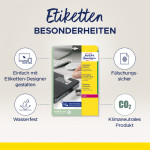 AVERY Zweckform étiquettes de sécurité, 45,7 x 21,2 mm AVERY Zweckform étiquettes de sécurité, 45,7 x 21,2 mm