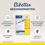 AVERY Zweckform étiquettes multi-usages, 70 x 42,3 mm, blanc