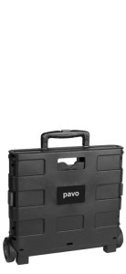 pavo chariot de transport avec caisse pliante, capacité de
