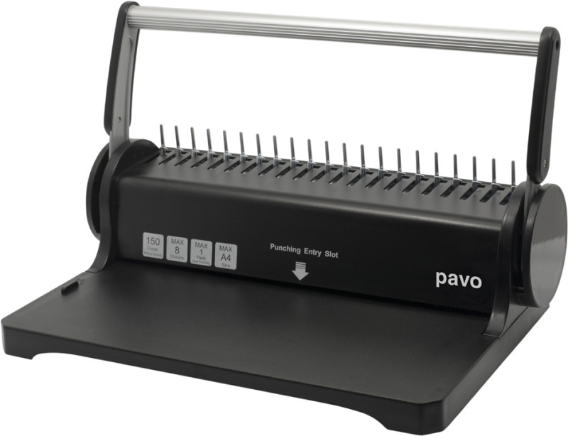 pavo perforelieur smartmaster 2, gris / noir, jusqu'à A4,