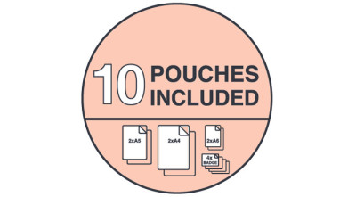 pavo plastifieuse Alaska Ignite, A3, noir/blanc