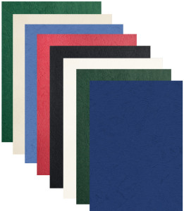 pavo Plats de couverture, grain cuir, A4, bleu