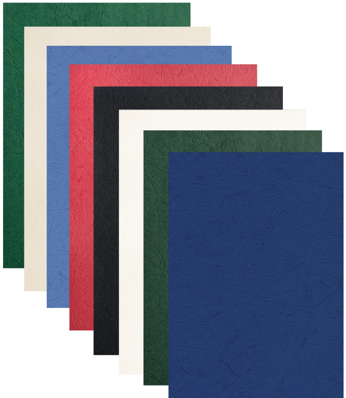 pavo Plats de couverture, grain cuir, A4, vert foncé