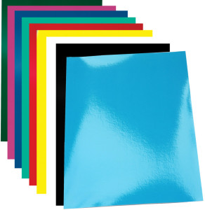 pavo Plats de couverture Chromolux, brillant, A4, blanc