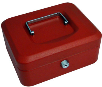 pavo Caisse à monnaie, rouge, (L)250 x (P)180 x (H)90 mm