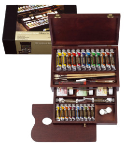 ROYAL TALENS Peinture à l'huile REMBRANDT, coffret 