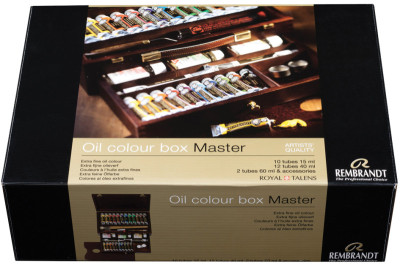 ROYAL TALENS Peinture à l'huile REMBRANDT, coffret 