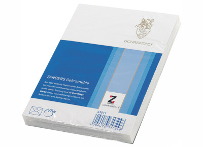 GOHRSMÜHLE Enveloppe Bankpost, C6,  80 g/m2, ultra blanc