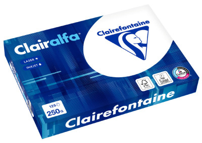 Clairalfa Papier multifonction, A4, 250 g/m2, extra blanc