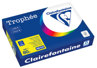 Clairalfa Papier universel Trophée, A4, jaune fluo