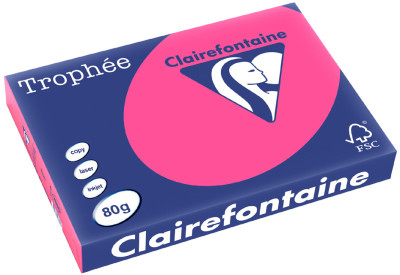 Clairalfa Papier universel Trophée, A3, 80 g/m2, jaune fluo