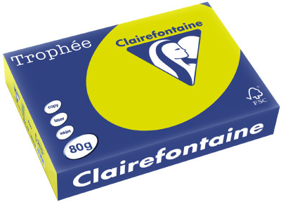 Clairalfa Papier universel Trophée, A4, orange fluo