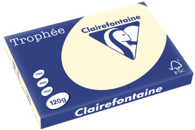 Clairalfa Papier universel Trophée, A3, 120 g/m2, jonquille