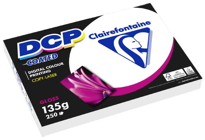 Clairalfa Papier laser DCP coated Gloss, A4, 200 g/m2