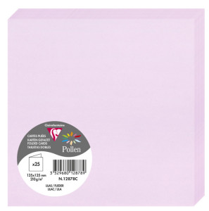 Pollen by Clairefontaine Carte double 135 mm, rose fuchsia