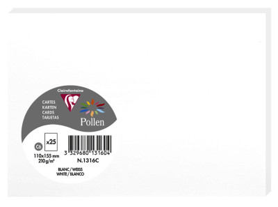 Pollen by Clairefontaine Carte C6, gris koala