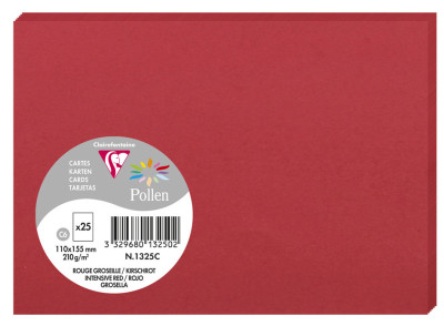 Pollen by Clairefontaine Carte C6, gris perle