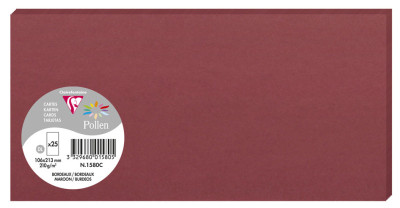 Pollen by Clairefontaine Carte DL, rouge groseille