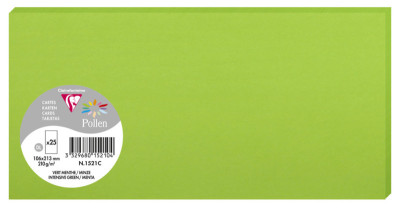 Pollen by Clairefontaine Carte DL, vert bourgeon