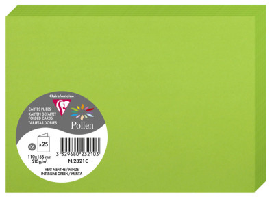 Pollen by Clairefontaine Carte double C6, blanc