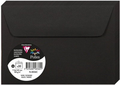 Pollen by Clairefontaine Enveloppes C6, rose fuchsia