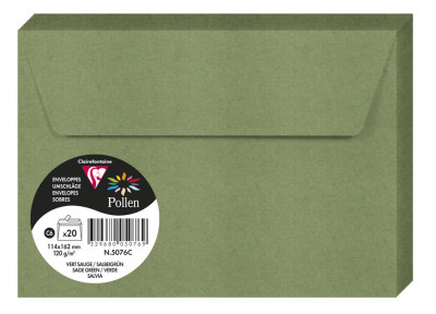 Pollen by Clairefontaine Enveloppes C6, ivoire irisé