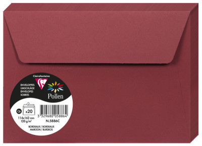 Pollen by Clairefontaine Enveloppes C6, vert menthe