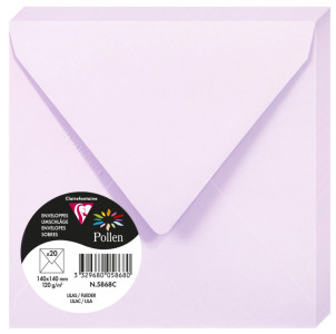 Pollen by Clairefontaine Enveloppes 140 mm, lilas