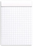 RHODIA Bloc agrafé No. 11, format A7, quadrillé 5x5, blanc RHODIA Bloc agrafé No. 11, format A7, quadrillé 5x5, blanc