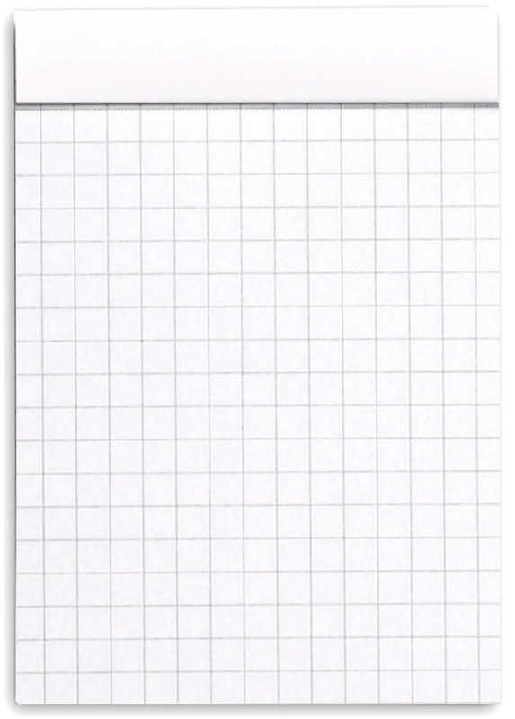 RHODIA Bloc agrafé No. 11, format A7, quadrillé 5x5, blanc