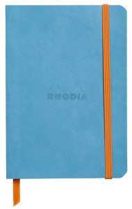 RHODIA Carnet souple RHODIARAMA, A6, ligné, bleu saphir