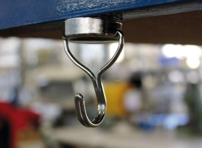 MAUL aimant néodyme aveccrochet rotatif, diamètre: 38,5 mm,