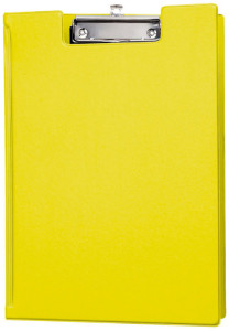 MAUL dossier en carton filmé, A4, recouvert d'un film, jaune