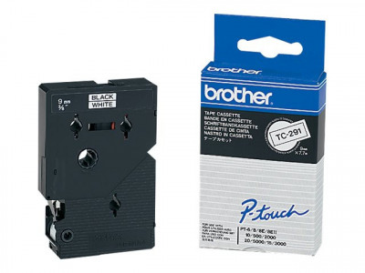 Brother : PTOUCH 9MM WHITE/BLACK pour PTOUCH 500/8E/2 3 500